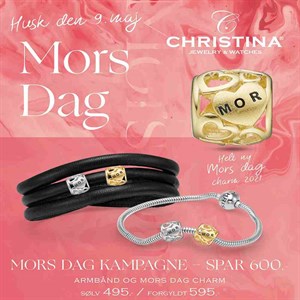 Fejr Mors Dag med armbånd og charms fra Christina Jewelry!